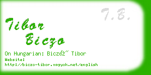 tibor biczo business card